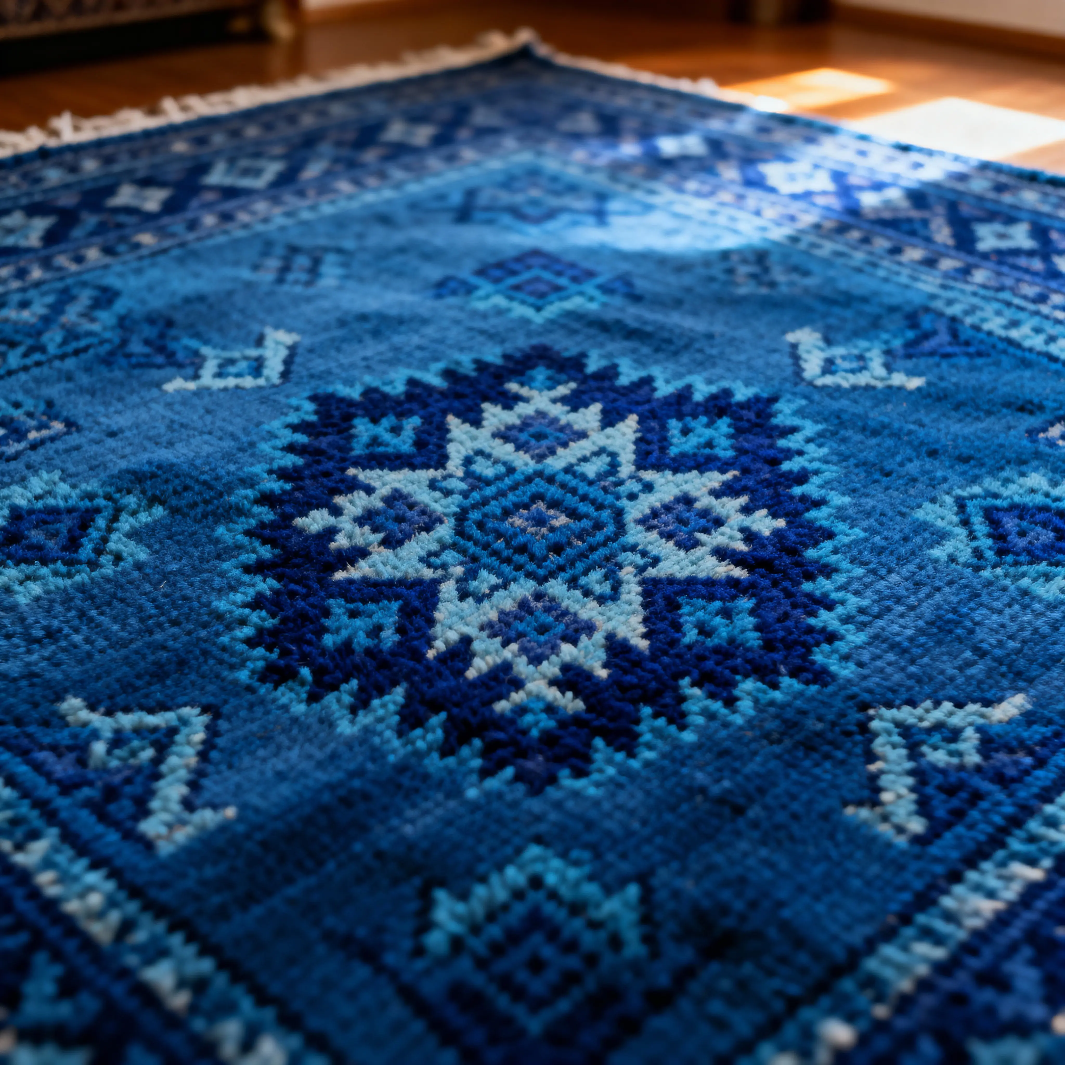 Wool Carpet “Ephesus Blue”